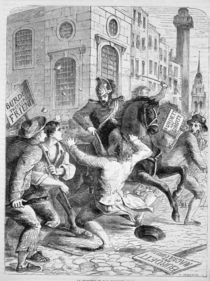 Burdett Riot, 1810 by English School