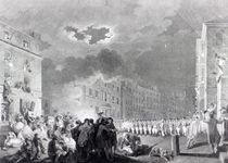 Riot in Broad Street, June 1780 by James Heath