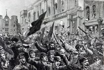 The Rioting in the West End of London by English School