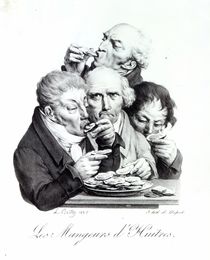 Les Mangeurs d'Huitres, 1825 von Louis Leopold Boilly