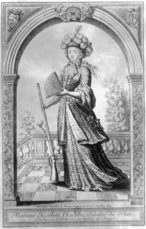 Elizabeth Charlotte of the Palatinate by French School