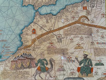 Detail from the Catalan Atlas von Abraham Cresques
