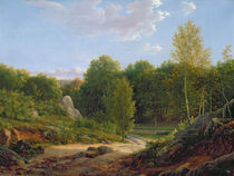 View of Fontainebleau Forest von Jean Joseph Xavier Bidauld