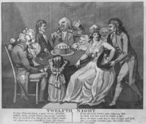 Twelfth Night, 1794 von Isaac Cruikshank