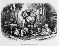The Coming of Santa Claus, 1872 von Thomas Nast