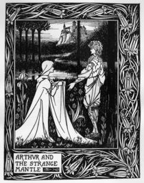 Arthur and the strange mantle von Aubrey Beardsley