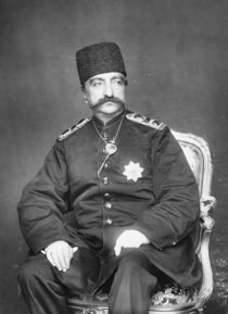 Naser al-Din Shah Qajar of Persia von English Photographer