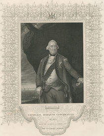 Charles Cornwallis, from 'Gallery of Historical Portraits' by John Singleton Copley