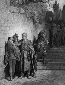 The Wedding Guest being detained by the Ancient Mariner von Gustave Dore