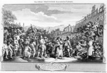 The Idle 'Prentice Executed at Tyburn von William Hogarth