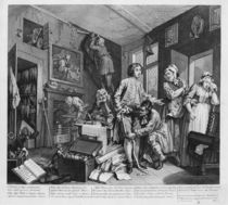 The Young Heir Takes Possession of the Miser's Effects by William Hogarth