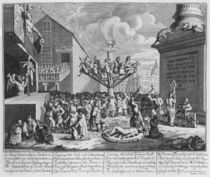 Emblematical print of the South Sea Scheme by William Hogarth