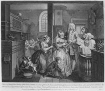 Married to an Old Maid, plate V from 'A Rake's Progress' von William Hogarth