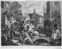 The Election, Chairing the Member by William Hogarth