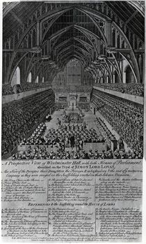 Trial of Simon Fraser, Lord Lovat by English School