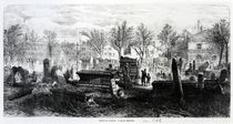 Bunhill Fields, January 1866 by English School