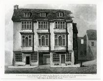 A South View of the Falcon Tavern by Frederick Nash