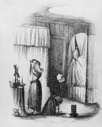 The Middle-Aged Lady in the Double-Bedded Room by Hablot Knight Browne