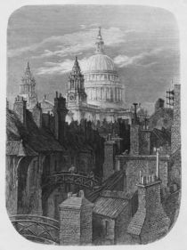 St. Paul's Cathedral and the slums by Gustave Dore