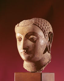 Head of Buddha, c.5th century by Afghan School