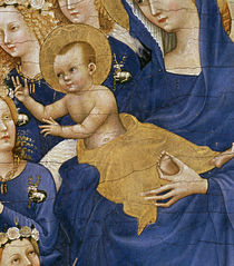 Virgin and Child, c.1395-99 by Master of the Wilton Diptych