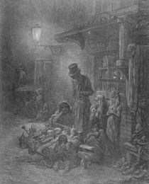 Wentworth Street, Whitechapel by Gustave Dore