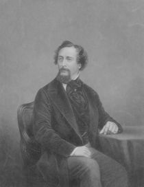 Charles John Huffam Dickens by John Jabez Edwin Paisley Mayall
