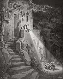 The Dwelling of the Ogre, engraved by Heliodore Joseph Pisan c.1868 von Gustave Dore
