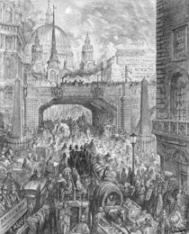 Ludgate Hill, from 'London by Gustave Dore