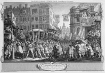 The Industrious 'Prentice Lord Mayor of London by William Hogarth