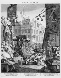 Beer Street, 1751 von William Hogarth