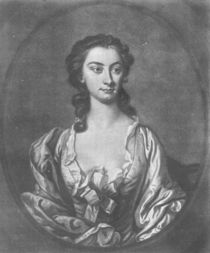 Portrait of Mrs Cibber , actress and singer von Thomas Hudson