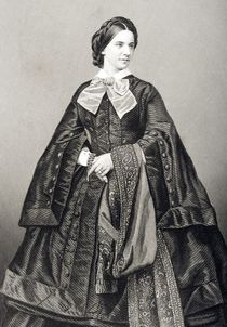 Mademoiselle Victoire Balfe engraved by D.J. Pound from a photograph von John Jabez Edwin Paisley Mayall