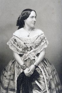 Clara Novello engraved by D.J. Pound from a photograph von John Jabez Edwin Paisley Mayall