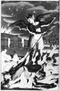 Satan, illustration from 'Paradise Lost' by John Milton by John Baptist de Medina
