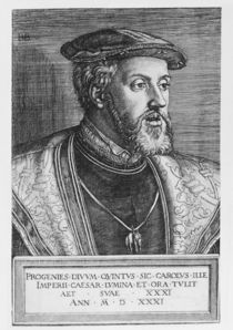 Emperor Charles V, 1531 von Barthel Beham