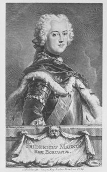 Friedrich II, King of Prussia von Antoine Pesne