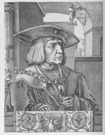 Emperor Maximilian I by Lucas van Leyden