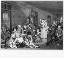 Scene in Bedlam, plate VIII by William Hogarth