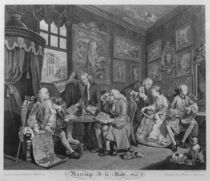 Marriage a la Mode, Plate I von William Hogarth