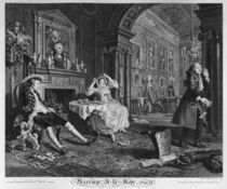 Marriage a la Mode, Plate II von William Hogarth