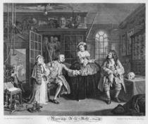 Marriage a la Mode, Plate III von William Hogarth