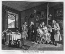 Marriage a la Mode, Plate VI von William Hogarth
