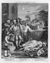 Cruelty in Perfection, from "The Four Stages of Cruelty" von William Hogarth
