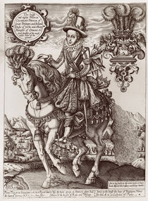 Charles I as Prince of Wales on Horseback von Renold Elstrack