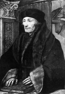 Portrait of Erasmus by Hans Holbein the Younger