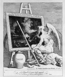 Time smoking a Picture, 1761 von William Hogarth