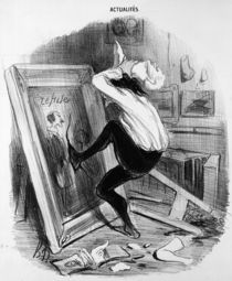 'Ungrateful country, you shall not have my masterpiece' von Honore Daumier