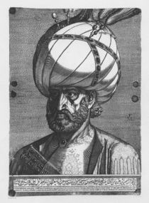 Suleiman the Magnificent, 1557 von Melchior Lorck