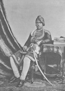 Maharaja Jashwant Singh of Bharatpur von English Photographer